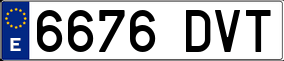 Truck License Plate